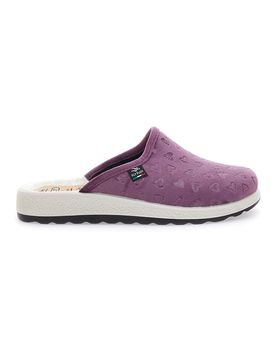 Pantofole viola con tomaia stretch 5123 36
