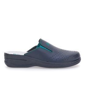Ciabatte da Lavoro Blu in Pelle 329 37
