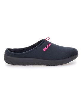 Ciabatte nere con logo rosa e sottopiede imbottito 37 ET 35