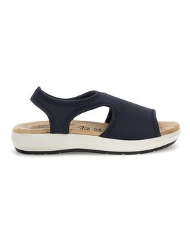 Sandali nero con suola antiscivolo e soletta comfort very soft 01 38