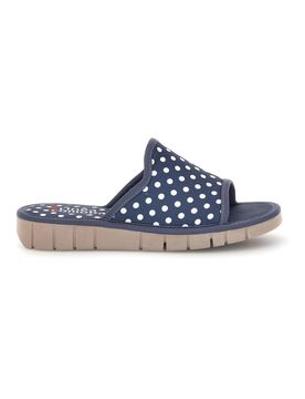 Pantofole Blu con pois 8536 36