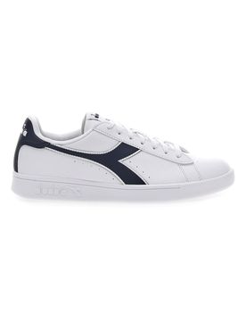 Sneakers bianche con logo blu TORNEO 45