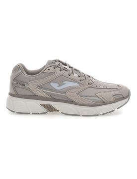 Sneakers grigie e beige stile running retrò RRT50S2625 45