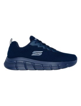 Sneakers blu in knit ammortizzate Bobs B Flex Chill Edge 43