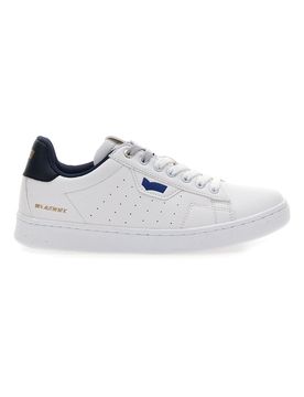 Sneakers bianco blu in materiale sintetico 414185 41