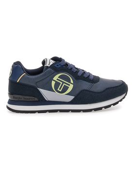 Sneakers blu con logo laterale STM523006 41