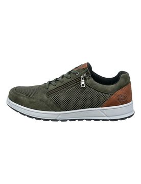 Sneakers verde scuro con zip 331AFB0569007100 42