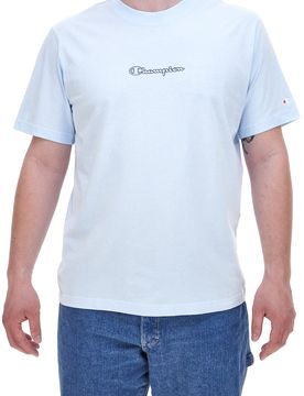 Maglia a Maniche Corte Azzurra Con Stampa nel Retro 22077 L
