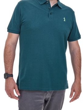 Polo Mezza Manica Verde Petrolio 100% Cotone U.S. GOLF CLUB PO2000 M