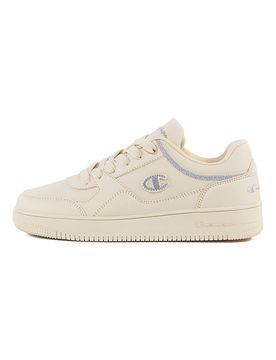Sneakers Panna con Dettagli Argento RD18 LOW 37½