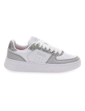 Sneakers Bianche e Grigie con Glitter e Tomaia Traforata C.CAVA LADY 2523 40