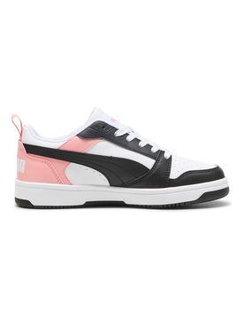 Sneakers bianche, nere e rosa Rebound V6 Lo 38½