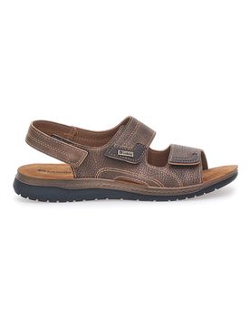 Sandali marroni con strappi regolabili 21ID 43