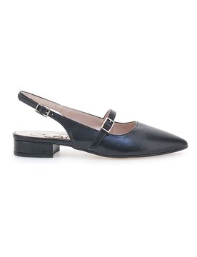 Ballerine Slingback Nero Con Cinturino Frontale 2888 36