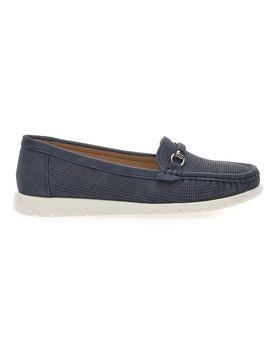 Mocassini Navy con Suola a Contrasto MINA1190 38