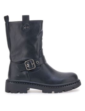 Stivaletti Biker Neri First Lady 372 37