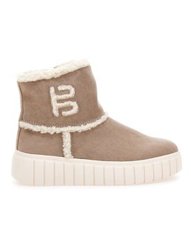 Stivaletti Beige con Pelo Interno e Flatform BAGATT D31AMC526469 38