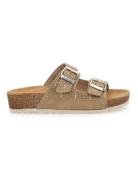 Ciabatte Beige Con Strass 37 Nm 40
