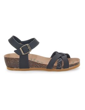 Sandali con Cinturino Neri 22307 37