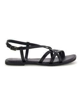Sandali nero con cinturini intrecciati TIM9936 37