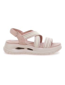 Sandali rosa con fasce elastiche Ploadi 35310 39