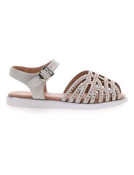 Sandali Bianchi con Brillantini 0497 35