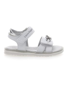 Sandali Bianchi con Catenella 8540 20