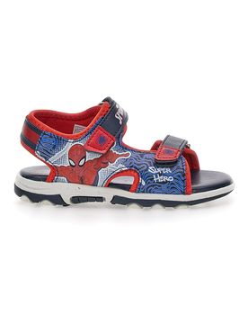 Sandali Blue e Rossi Con Strappi In Velcro 15301 29