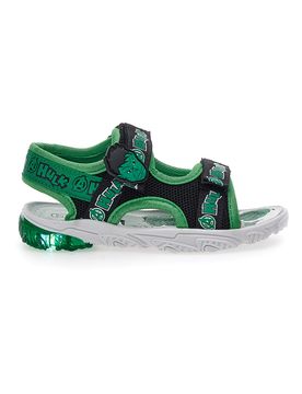 Sandali Verdi e Neri Con Strappi in Velcro Hulk 1010159 27