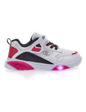 Sneakers Bianche e Fuxia Con Luci Wave G PS 33