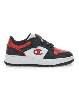 Sneakers Nere Bianche e Rosse RD18 2 Low B Ps 31