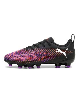 Scarpe da Calcio Nere e Viola FUTURE 8 PLAY FG/AG JR 28