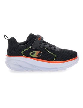 Sneakers nere in mesh con suola chunky e dettagli arancioni HRO J B PS Low Cut 33