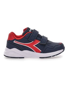 Sneakers blu e rosse con doppio strappo Falcon 5 SL JR V 31