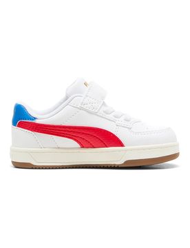 Sneakers bianche con dettagli rossi e blu Caven 2.0 Retro AC+ 25
