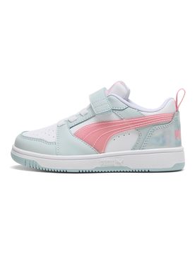Sneakers multicolor pastello con chiusura a strappo Rebound V6 Lo Space Belle AC+ PS 32