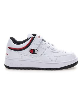 Sneaker bianco tomaia in materiale sintetico Rd18 Low B Ps 34
