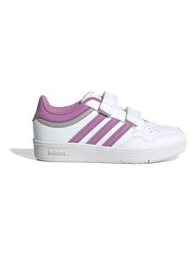 Sneakers bianche e lilla con strappi Hoops 4.0 Cf c 32