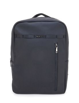 Zaino nero con tasca frontale verticale Biagiotti MOI LB25W-464/1/Z