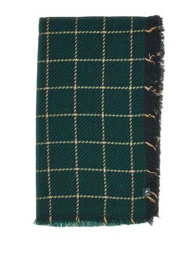Sciarpa Verde a Quadri 0149/U