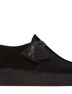 Clarks Trek Wedge Suede "Black"