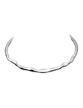 Molten Choker Silver