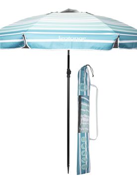 Parasol de plage Rayures bleues rayure bleu ST adulte
