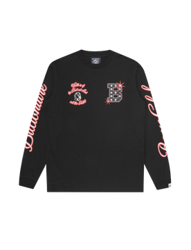 Multi Graphic L/S T-Shirt - Black