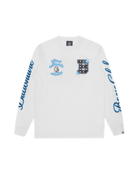 Multi Graphic L/S T-Shirt - White