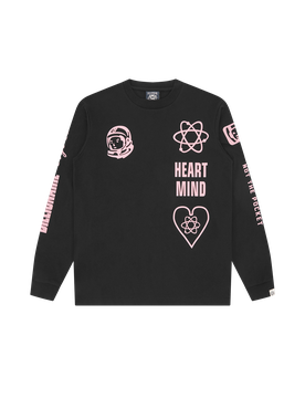 Multi Graphic L/S T-Shirt - Black
