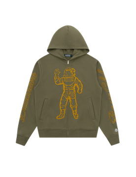 Standing Astro Embroidered Zip Through Hood