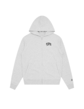 Small Arch Logo Zip Through - Heather Ash