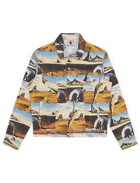 Dreamscape Denim Trucker Jacket - Multi