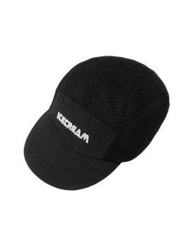 Side Mesh Nylon Cap - Black